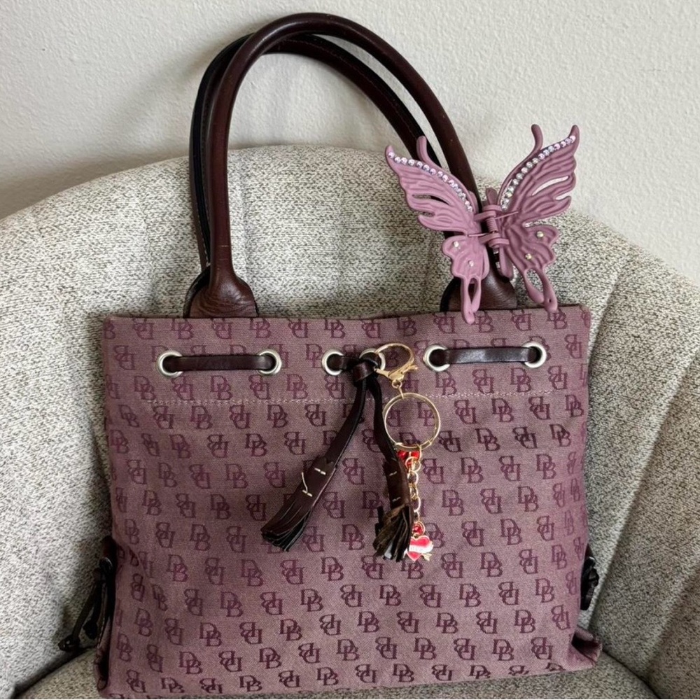 Dooney & Bourke Purple Shoulder Bag